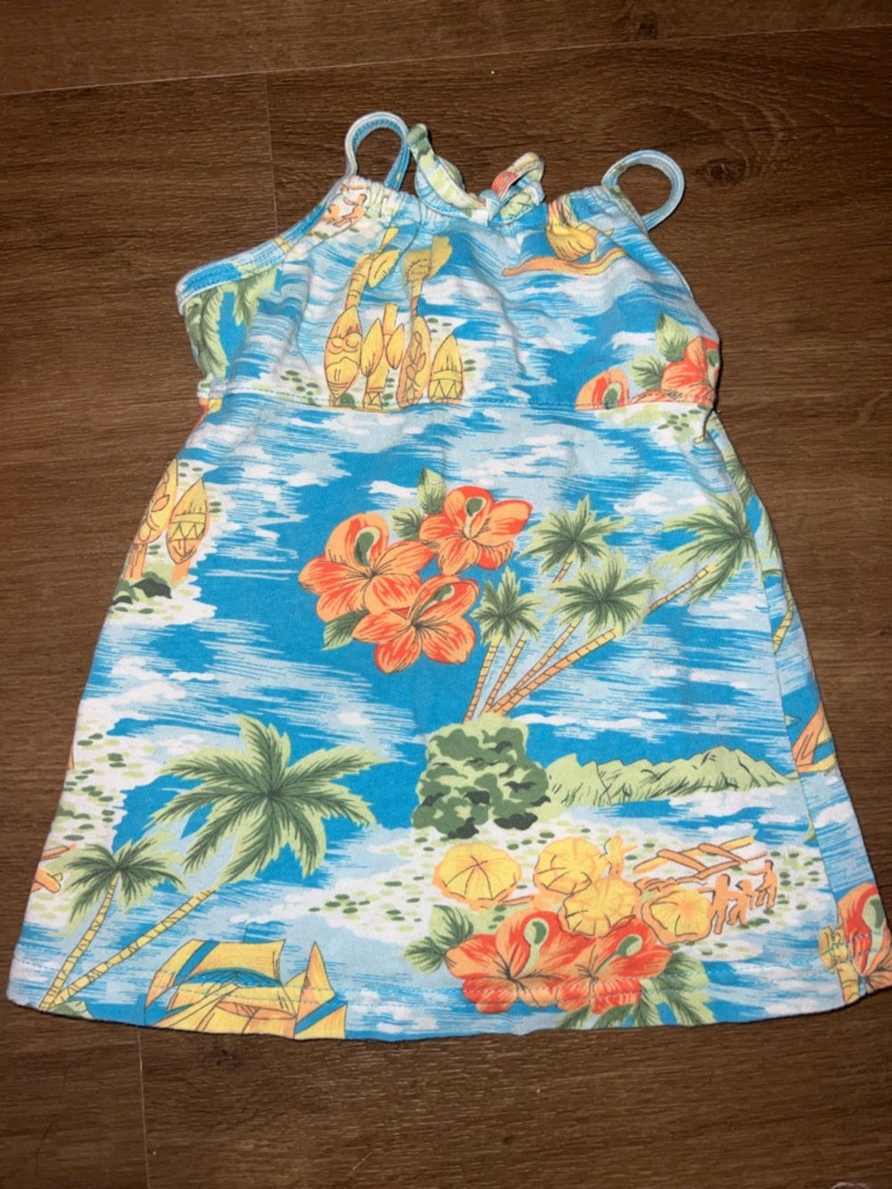 3-6 months baby girl Hawaiian dress